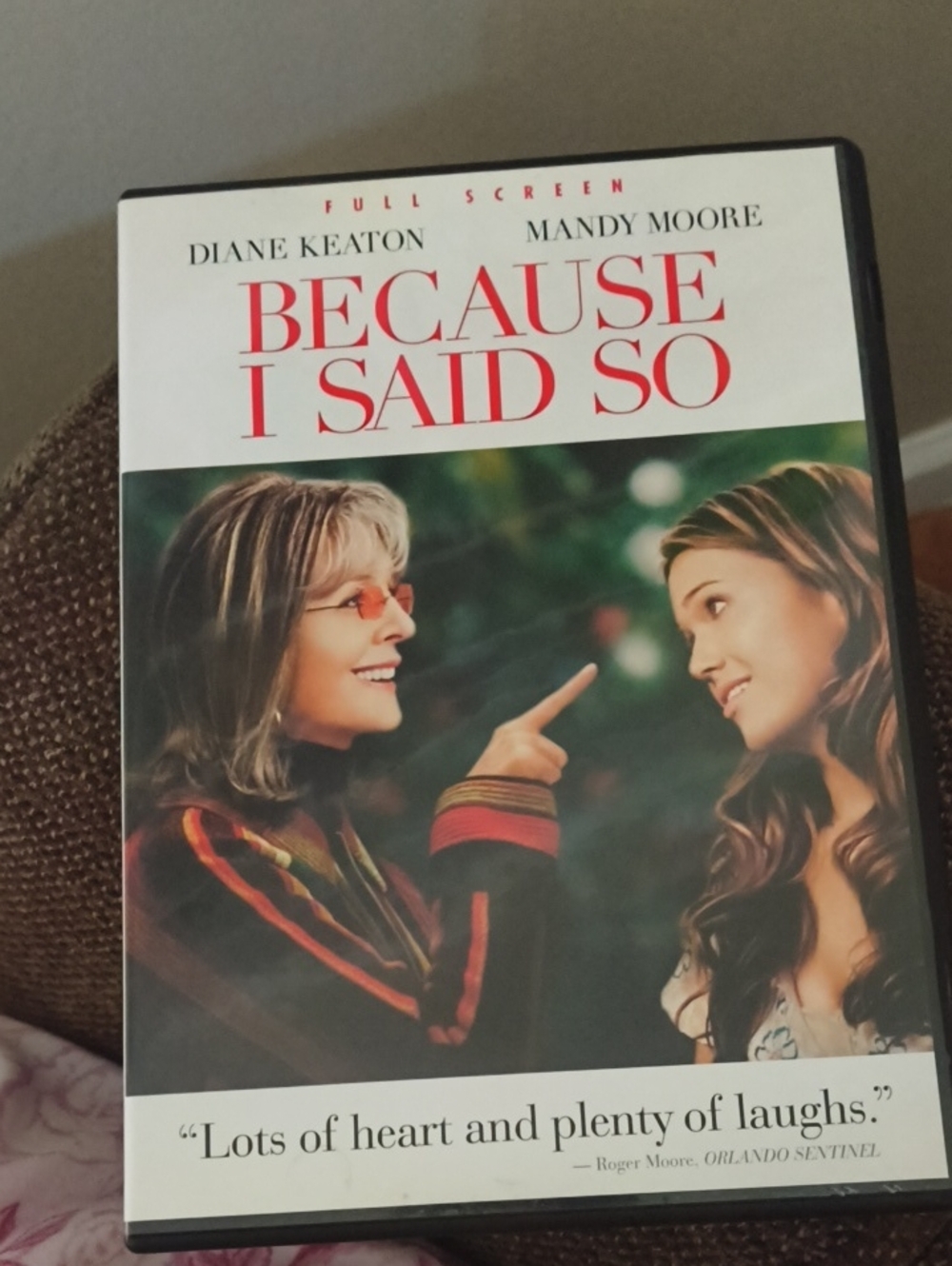 Universal Because I Said So DVD - White Cover with Red Title and Green Artwork
